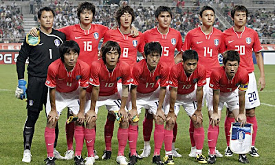 corea del sur o república de corea, rival de argentina en sudafrica 2010