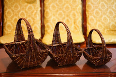Set of three baskets