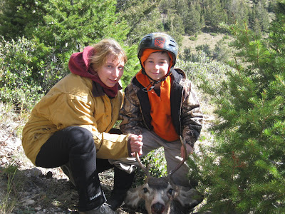 Julia Wilkins and son, Quin, from The Henhouse Pottery Blog
