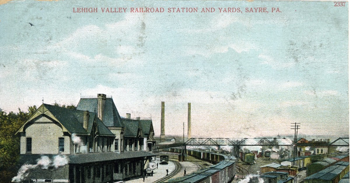 The National Railroad Postcard Museum Sayre, Pennsylvania