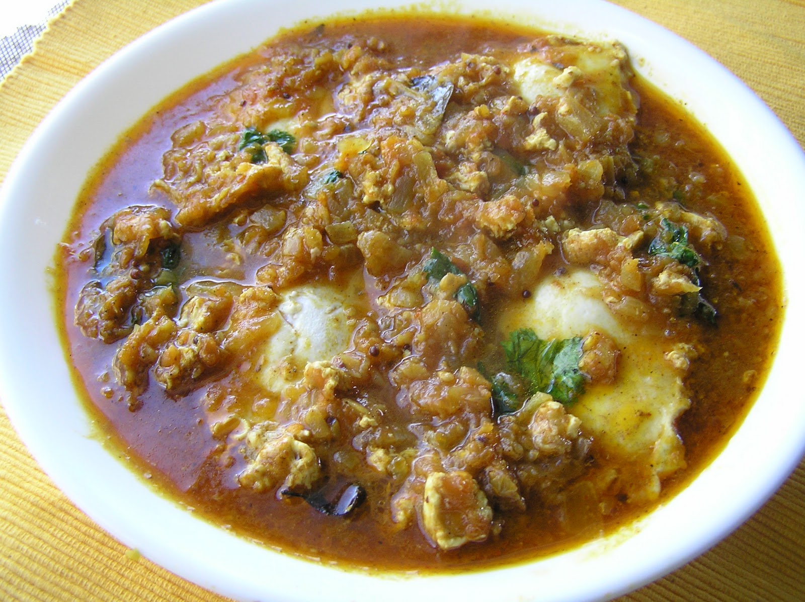 The Melting Pot Poached Egg Curry