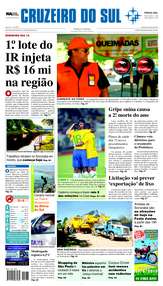 Manchete do Cruzeiro do Sul