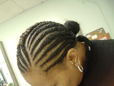 Feed in cornrows no knot cornrows