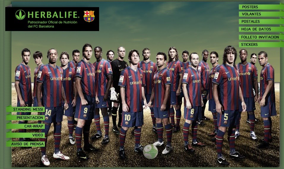 Cuadriplica tus ingresos Herbalife patrocinador oficial del FC