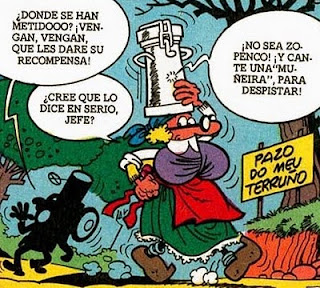 Mortadelo disfrazado de rianxeiro