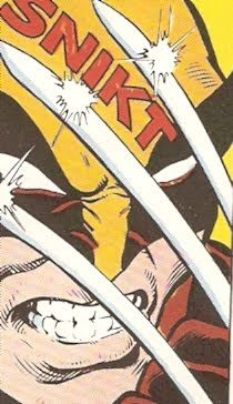 Wolverine enseñando el armamento
