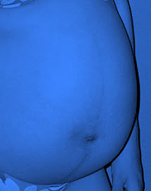 Meu barrigão com nove meses!