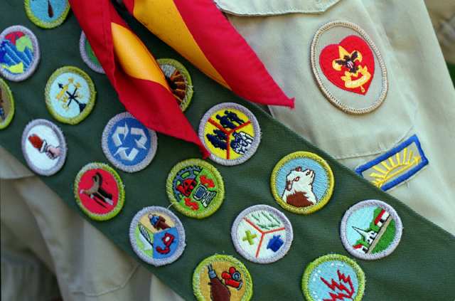 boy scouts emblem. oy scouts emblem.