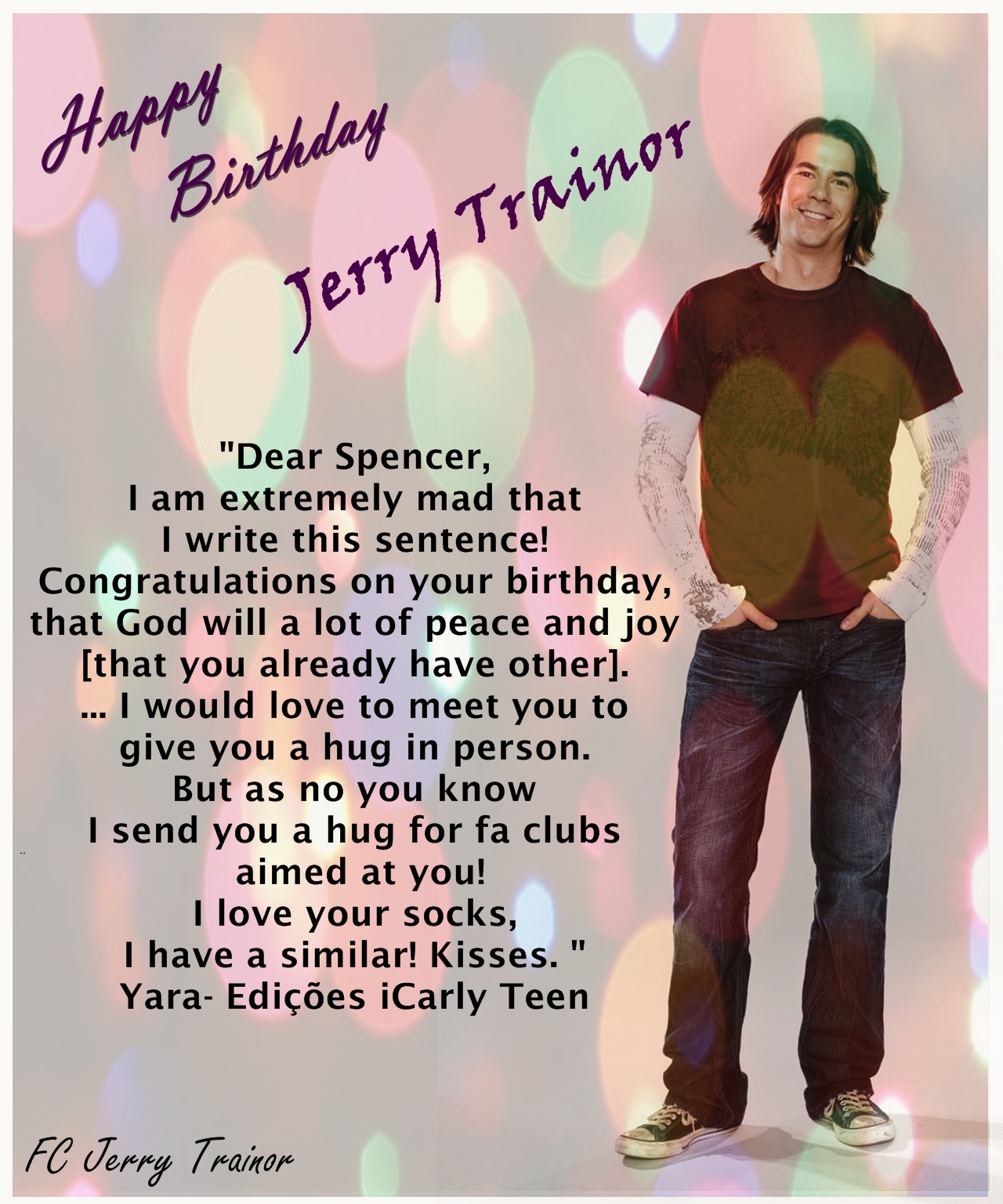Fã Clube Jerry Trainor BR: Happy Birthday Jerry Trainor