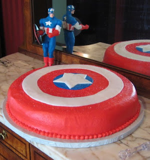 Captain America Birthday Cake on Toys And Ephemera   Batcave Toy Room  Cool Super Hero Birthday Cakes
