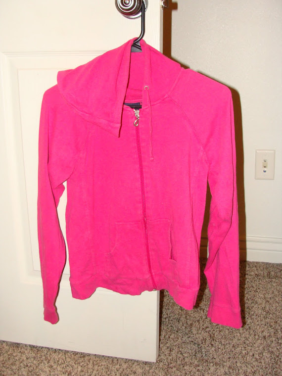 Pink zip up Jacket