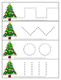 The Moody Fashionista: Christmas Preschool Printables