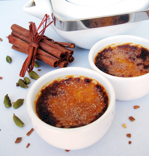 Dulce de Leche Masala Chai Creme Brulee