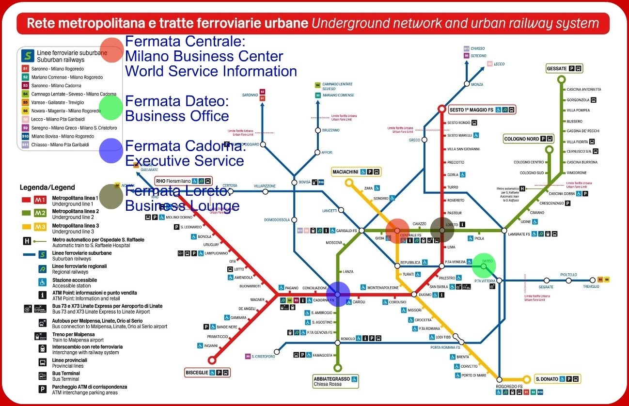 Mappa Linea Metropolitana Di Milano