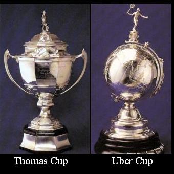 Fuji Trophy Sejarah Thomas dan Uber Cup