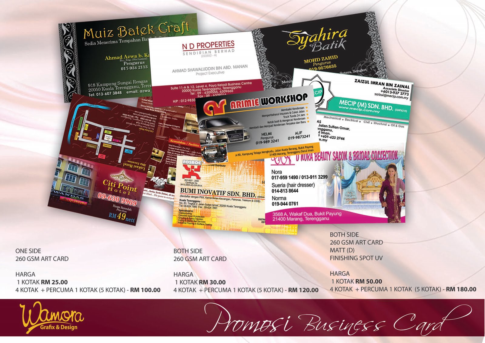 contoh business kad