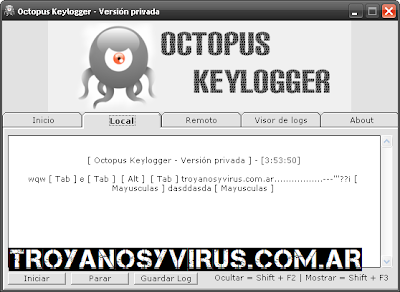 Octopus keylogger - Version privada Octopus+keylogger