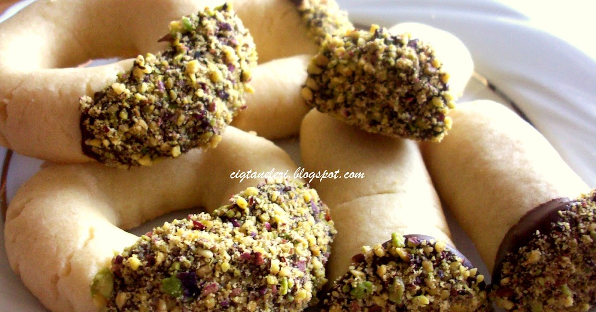 Cig Taneleri BITTER CIKOLATALI VE FISTIKLI KURABIYE