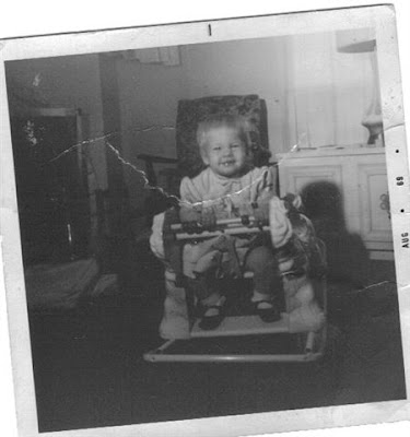Melissa as a baby
