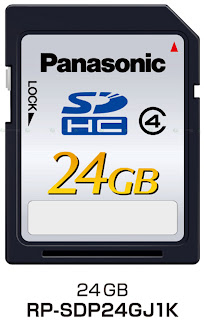 24GB SDHC Cards