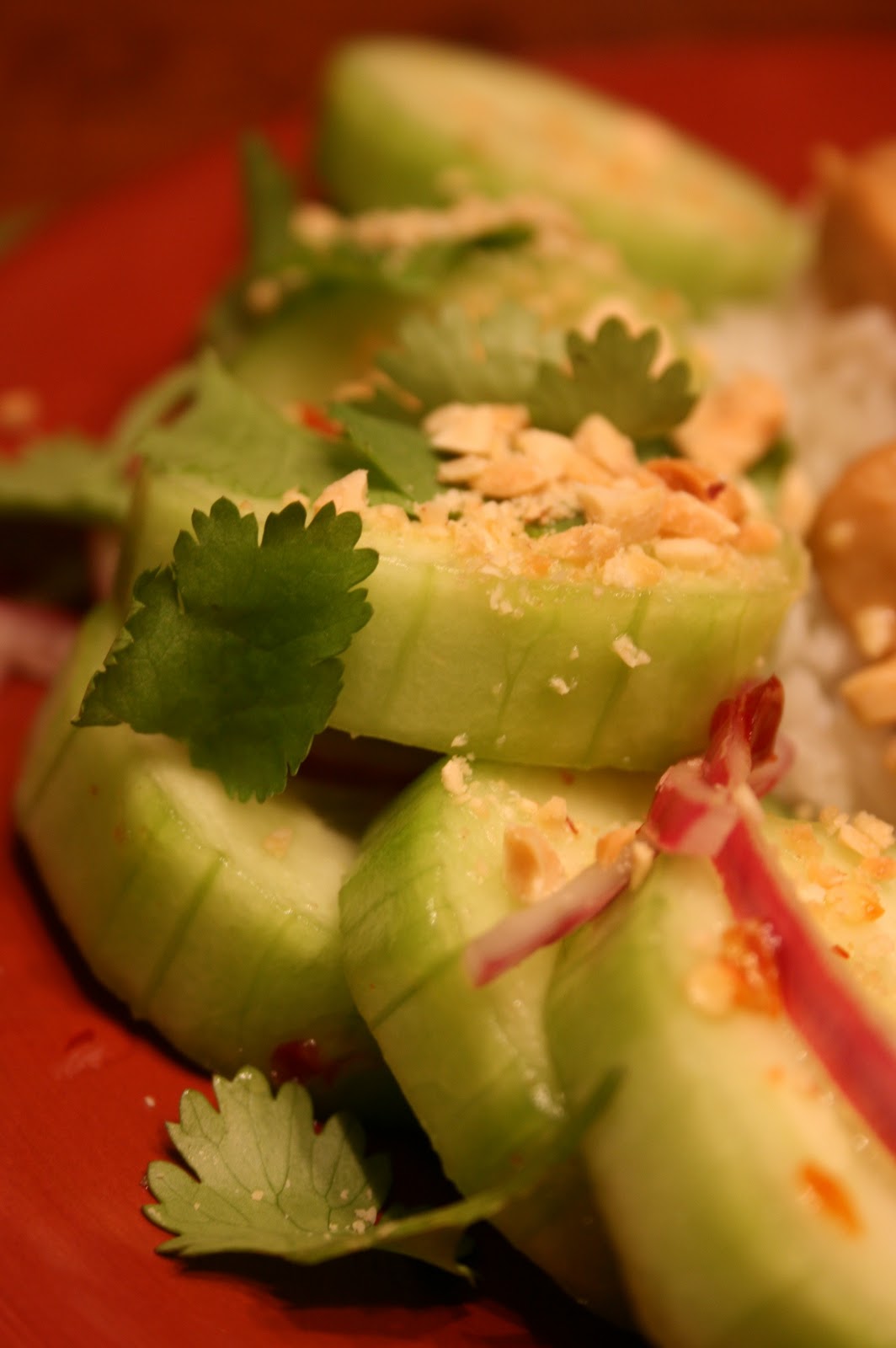 Spokane Dinner Club Thai Cucumber Salad