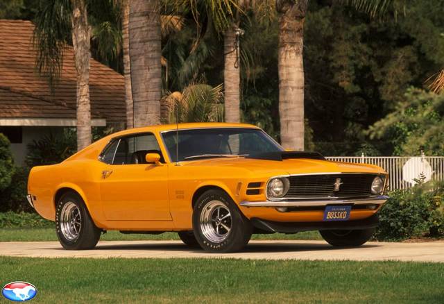 FORD MUSTANG BOSS 429 1970 -YELLOW-