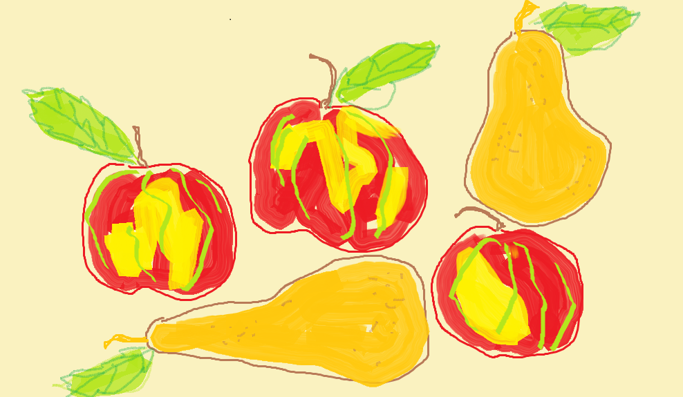 SUSAN SIMON SAYS Pears and apples