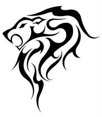 sketch tattoo lion