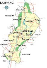 map of lampang