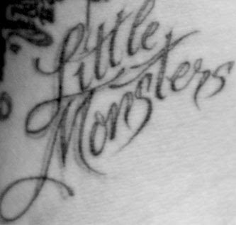  Tattoos on Lady Gaga New Little Monster Tattoo   Tattoo Designs