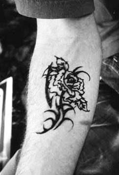 tribal rose tattoo art images