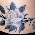 Black Rose Tattoo-Touch of Boldness and Delicacy