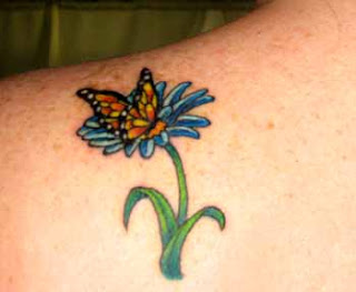 Flower butterfly tattoo designs