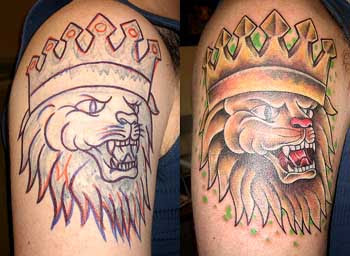 picture of King crown tattoo