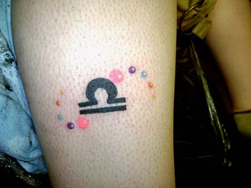 Tattoo Of Astrological Sign Libra