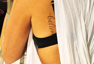 female celebrity tattoo ashley tisdale