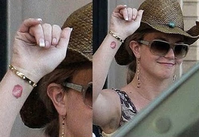 Britney Spears wrist tattoo