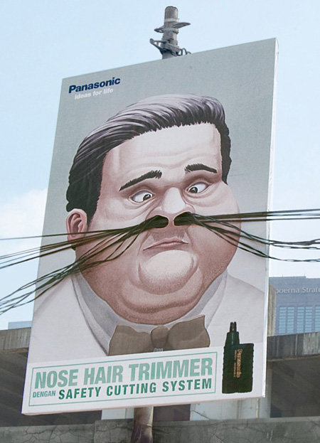 Crazy Pics Awesome And Creative Nose Hair Trimmer Ads