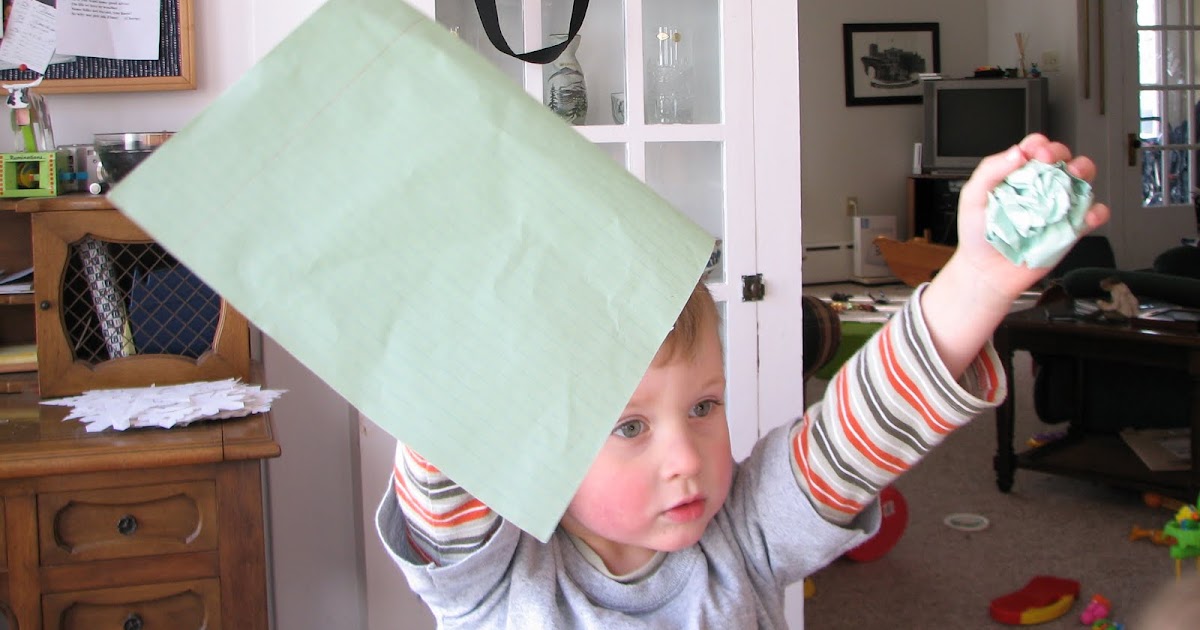 Science Matters Air Resistance Crumpled vs. Flat