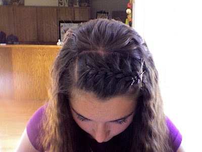 I am not good at doing french braids to myself but I have recently been