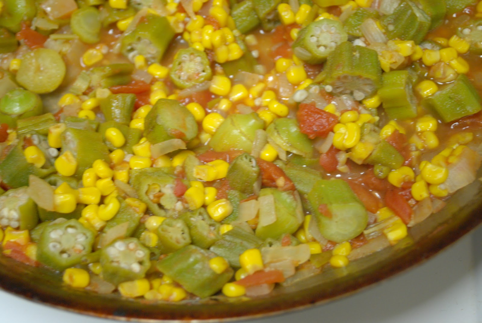 Simply Mangerchine Creole Okra and Tomatoes