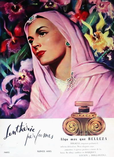 The Vintage Perfume Vault: A little Miracle & vintage Lentheric perfume  advertising