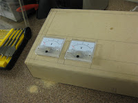 Voltage meters in control panel