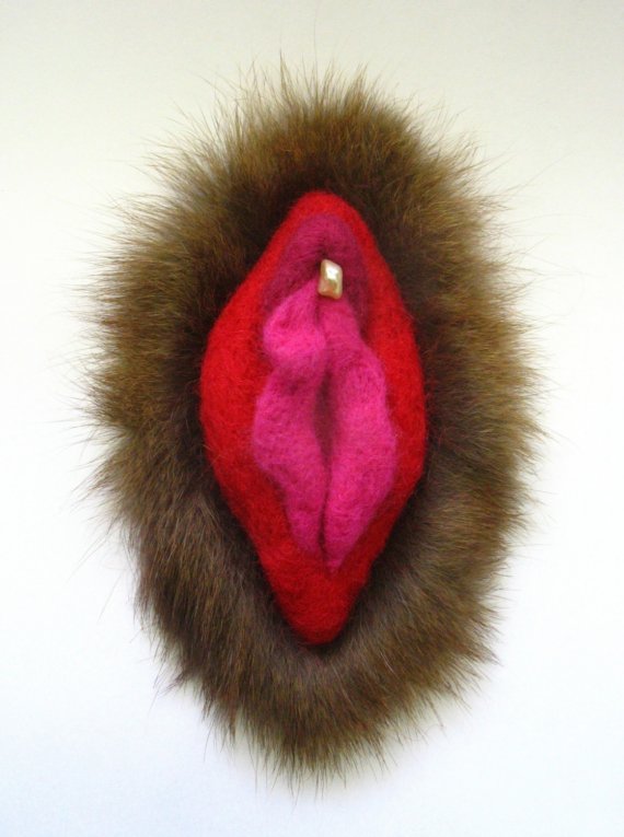 So I thought I would share another piece of vagina art that I saw on 
