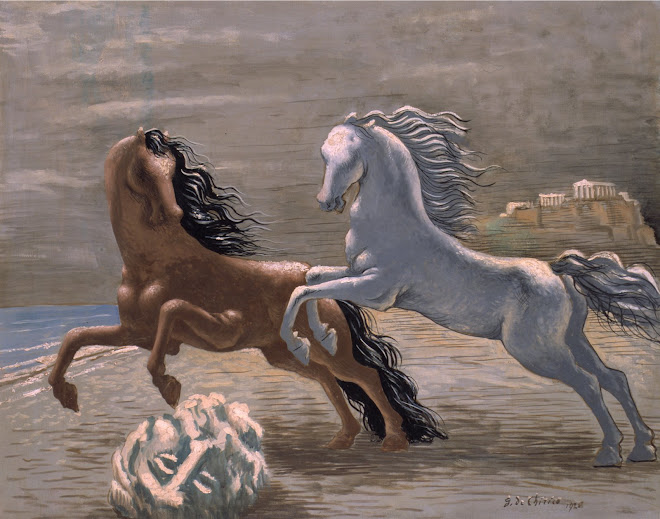 Cavalli in riva al mare (De Chirico)