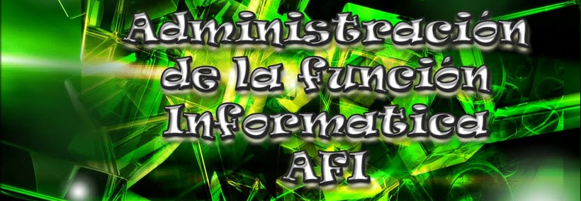 administración de la funcion informatica