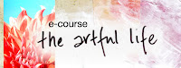 collage logo for artful life creativity e-course