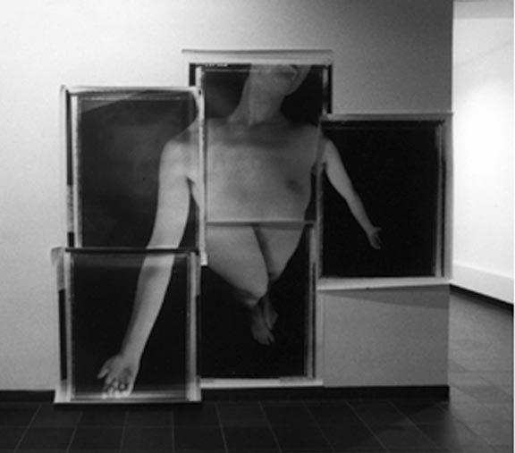 RE-VIEWING THE NUDE / 1995 [INSTALLATION VIEW - BANFF CENTRE FOR THE ARTS]
