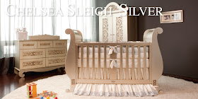 Luxury Baby Nursery Blog Bratt Decor Chelsea Sleigh Silver Collection