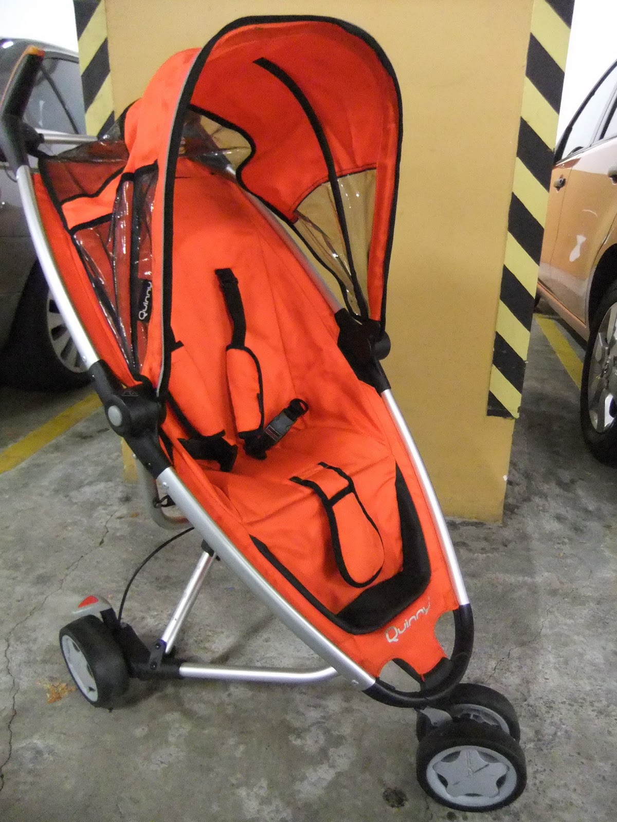 quinny stroller orange